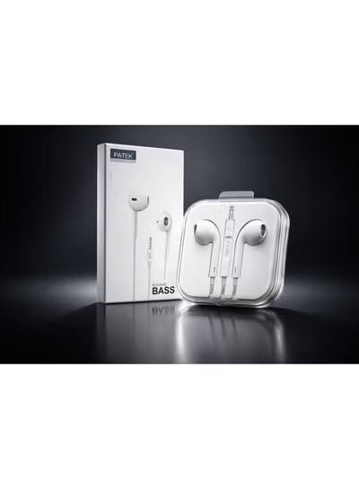 Universal 3.5mm Hand free Headset – White In-Ear ... Generic